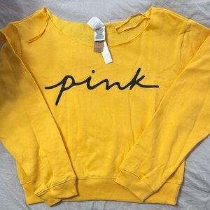 PINK Victoria's Secret Golden Sweatshirt